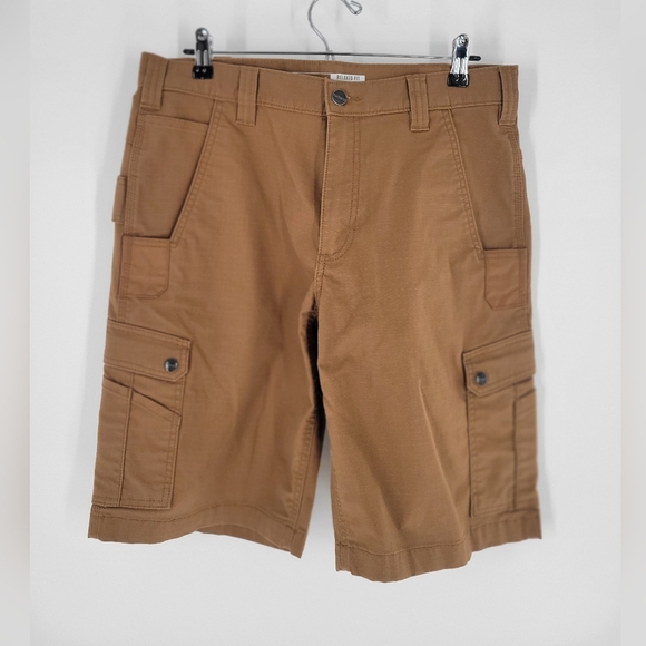 Cargo Rugged Flex Relaxed Fit Ripstop Cargo Work Shorts Size 33 - Picture 1 of 3